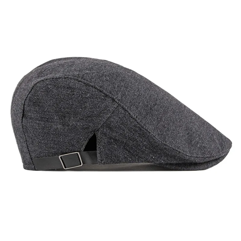 2020 Spring Summer Autumn New Peaked Cap Female British Retro Simple Light Board Beret Men's Short Brim Advance Hats Tide