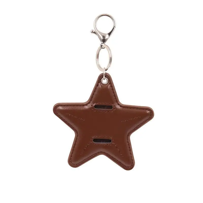Trendiger Pentagramm-Stern-Schlüsselanhänger, DIY-Cartoon-Taschenanhänger, koreanisches kreatives Sonnenbrillen-Taschenornament – Detail 3