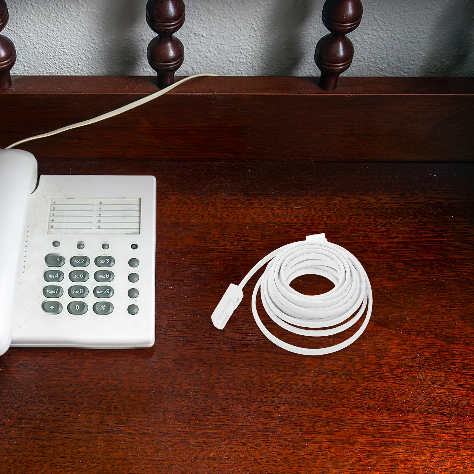 

3 Meters Long British Telephone Extension Cord For Landline Phone Home Office Use Modem Fax Machine Uk Design Cable