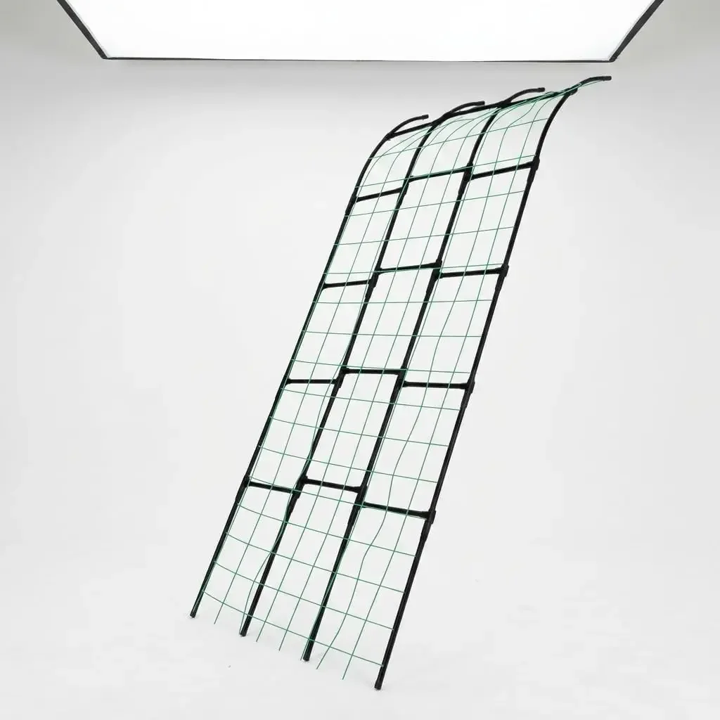 Galvanized Arch Trellis, Plant Support Arch, 10-Year Rust Protection, for Climbing Plants Outdoor