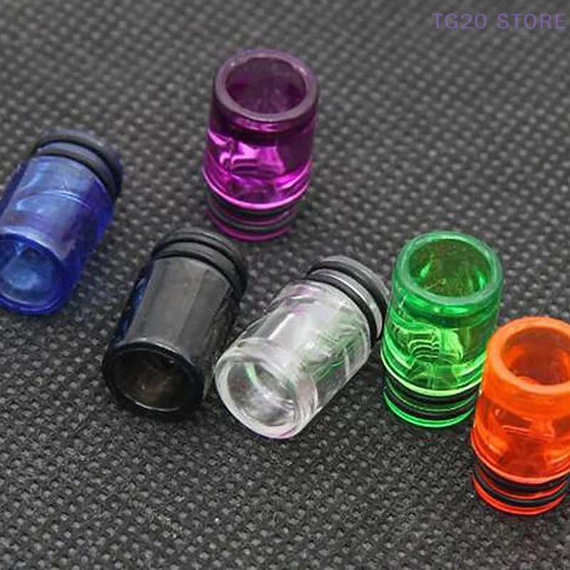 1pcs Resin 810 Resin Hardware Drip Nozzle Anti Scald Straw Joint Acrylic Spiral Dripper Mouthpiece High Quality Drip Tip