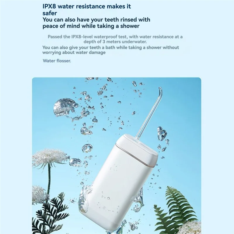 A02V-For Home And Travel Tooth Brush Ultrasonic Water Pulse Toothbrush Technology- Oral Irrigator For Enhanced For Teeth Cleanin