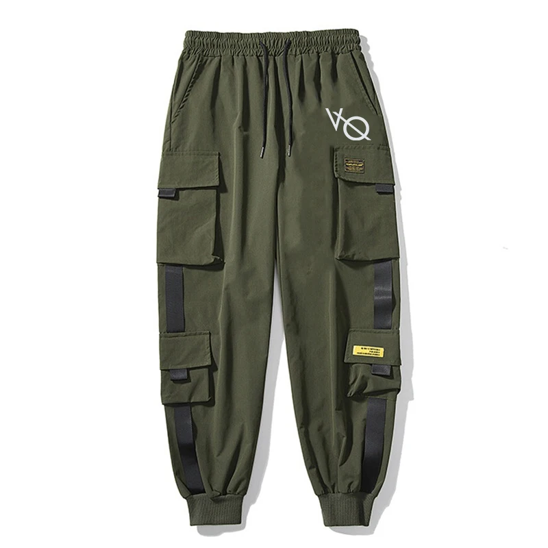 Cargo Pants Men Pants Street Fashion Hip Hop Elastic Feet Joggers Harajuku Sweatpant Comfort