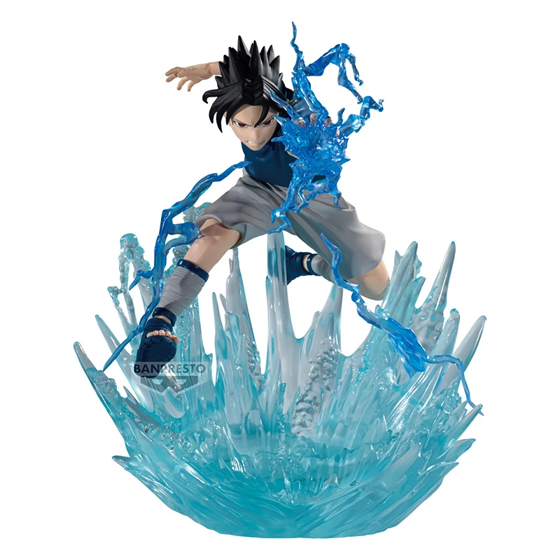 BANPRESTO-Modelo Anime Original, Naruto Uzumaki, Uchiha Sasuke, Decoração Desktop, Presentes de Brinquedo, 12cm