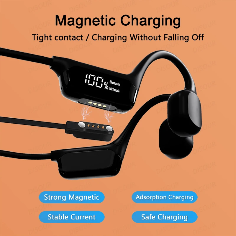 VAORLO 4 Pin 60CM Magnetic Charging Cable Suitable For New X7 Headset DGS10 Bone Conduction Bluetooth Sports Wwimming Headphones view 6
