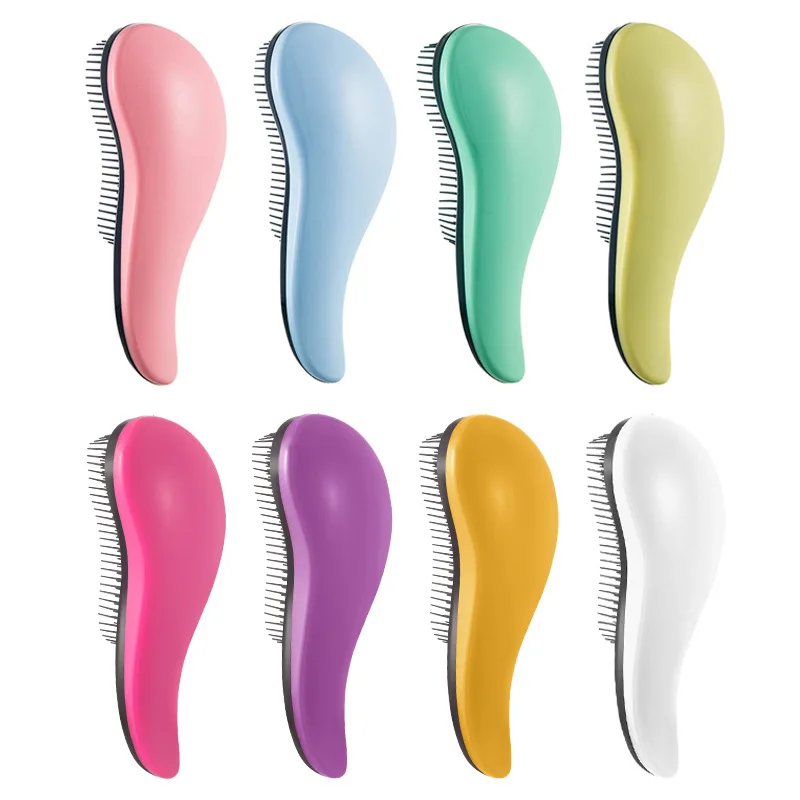 Hair Brush For Kids And Adults, Gentle Hair Care Wet Brush With Soft Flexible Bristles For Straight, Natural, Curly, Dry