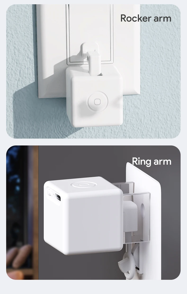 Typ-C Wiederaufladbare Tuya Zigbee Smart Touch Fingerbot Plus 5V Roboter Taste Drücker Arm Schalter Unterstützung Alexa google Home Alice – Detail 4