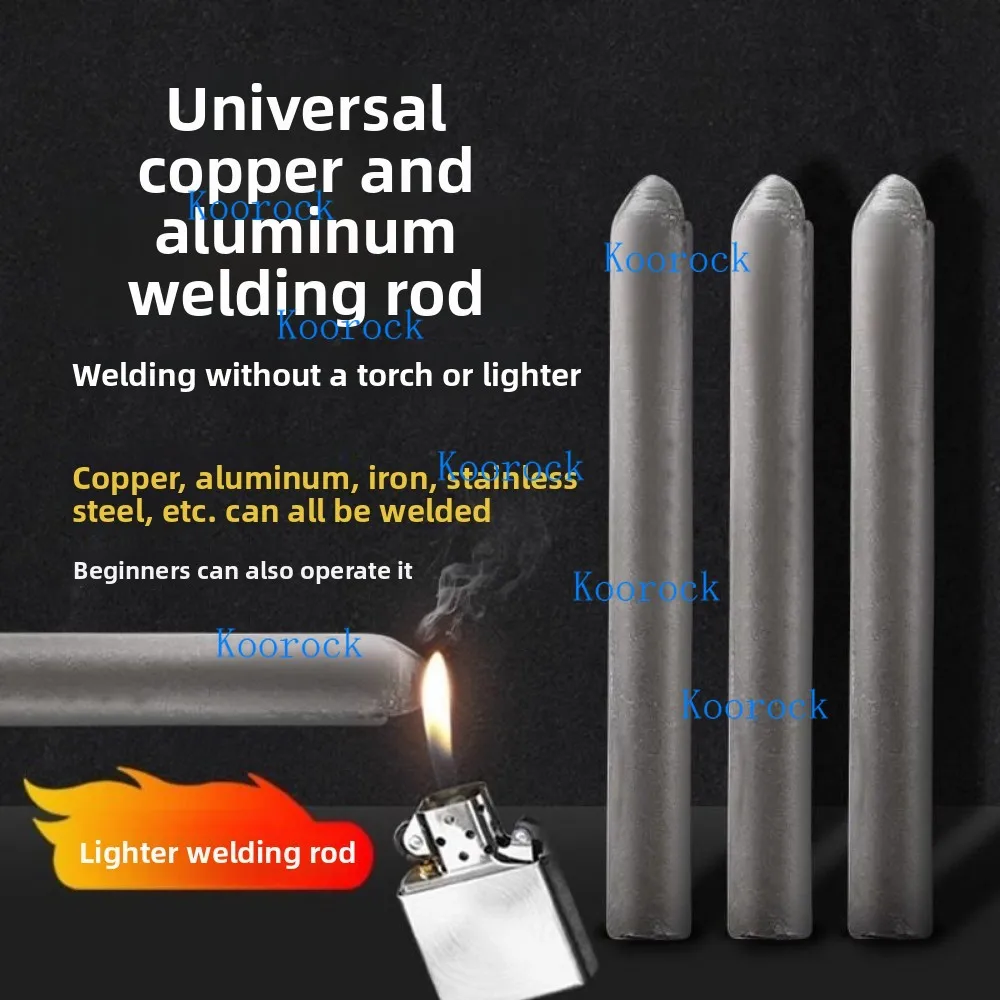 Low Temp Welding Rods Stainless Steel Universal for Copper Aluminum Iron - Welds with Lighter
