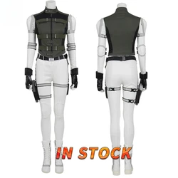 Yelena Belova Cosplay Costume Jumpsuit Vest Black Widow Deluxe Uniform Womens Yelena Outfit for Halloween Party Hand Made