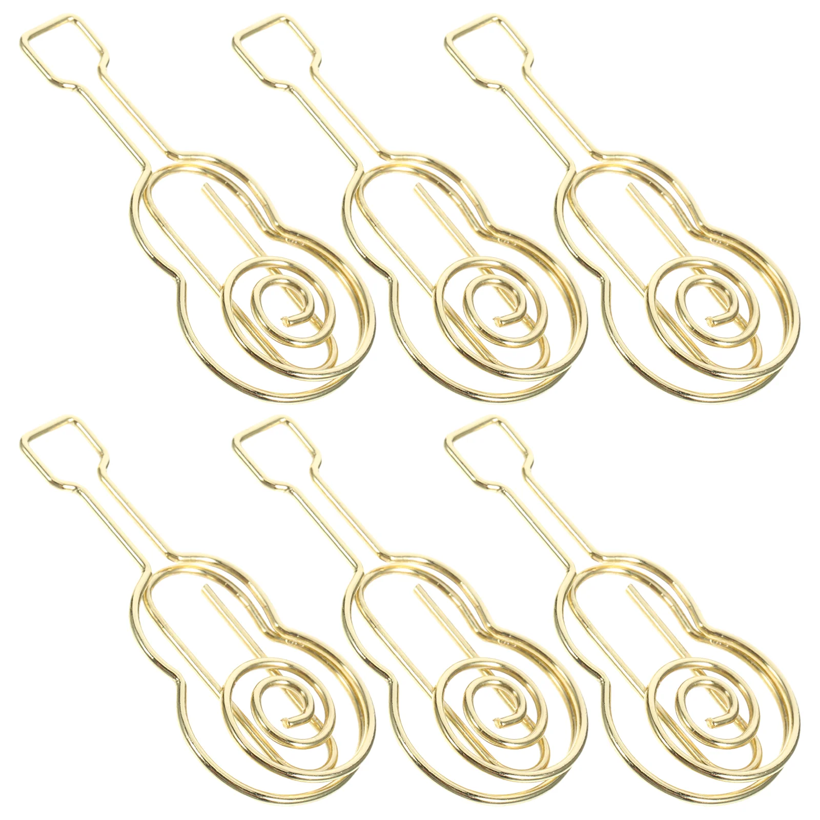 50 Pcs Shaped Paper Clip Invitation Clips Marking Small Metal Wedding Pin Clamp