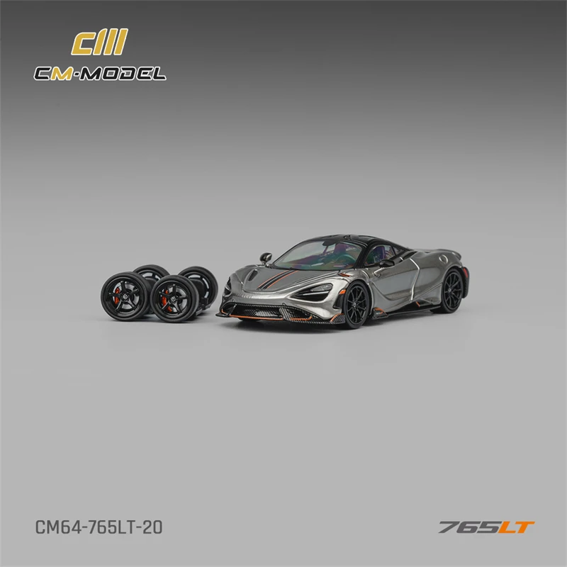 

(Предварительный заказ) CM МОДЕЛЬ 1:64 765LT Серебристо-серый литой под давлением модель коллекционной машины