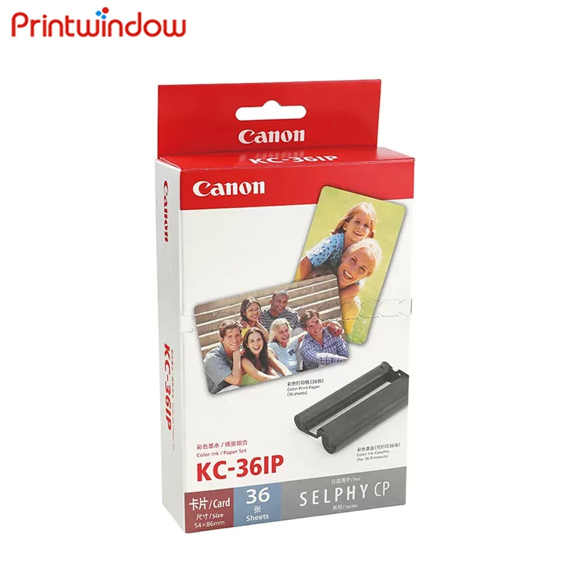 

Original KC-36IP Selphy Photo Printer For Canon CP910 CP1000 CP1200 CP1300 CP1500 3 Inches 54×86mm Sublimation Photo Paper