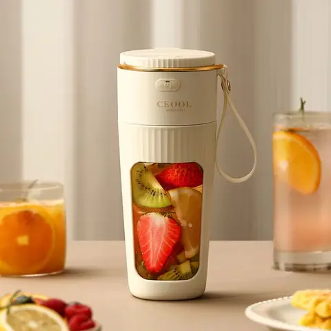 350ML 휴대용 전기 Juicer 블렌더 10 블레이드 과일 믹서 3000mAh USB 충전식 스무디 Juicer 컵 압착기 주스 메이커