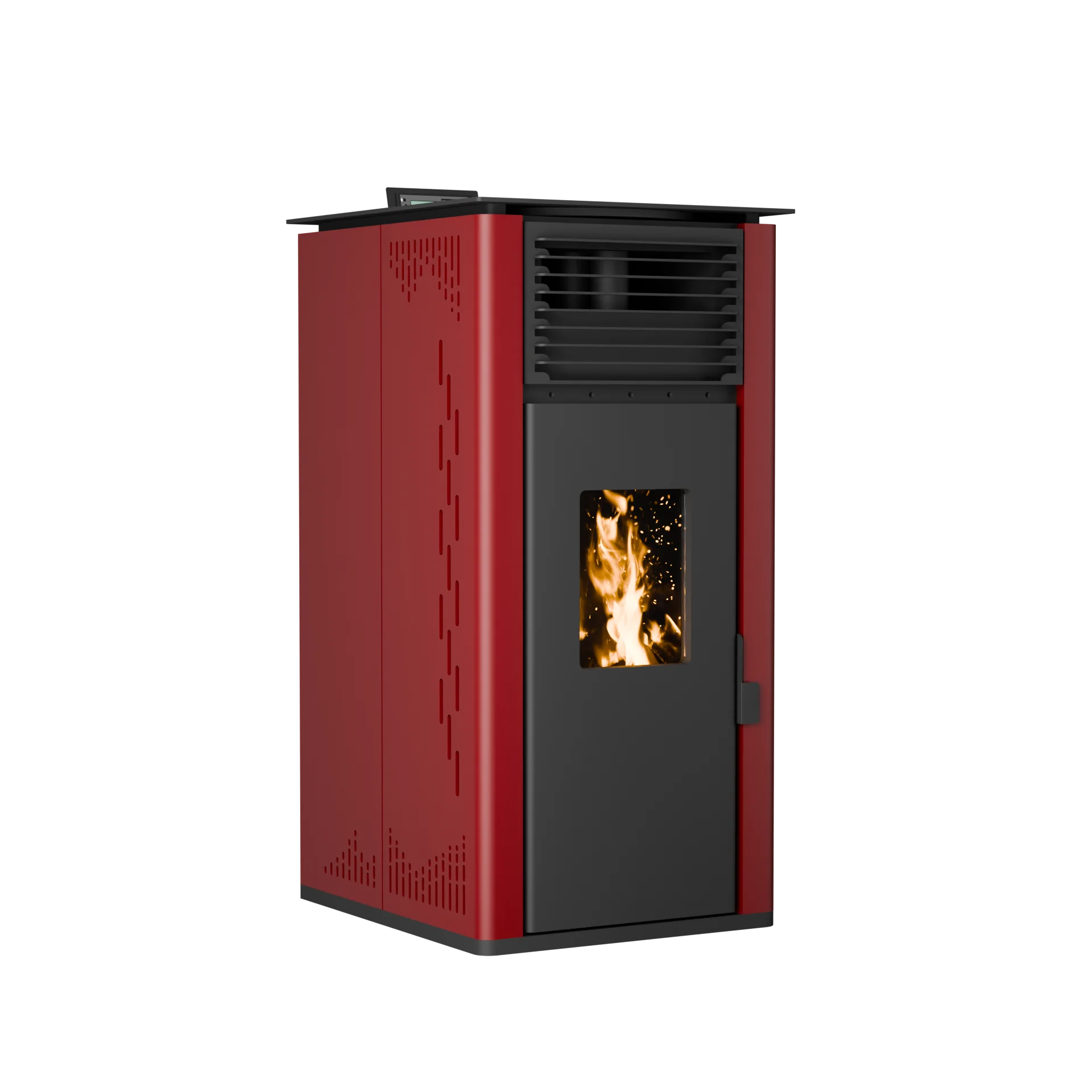 

PANSEE 10 кВт Комнатная печь на пеллетах с функцией отопления, продукт премиум-класса