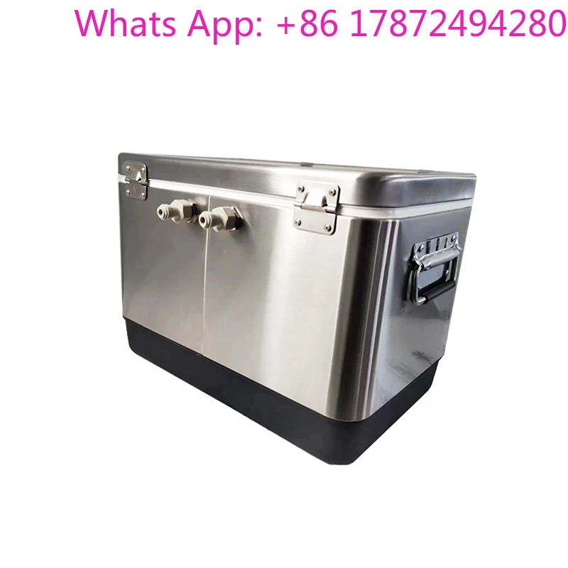 Beer Cooler Home Homebrewing Portable Bar Counter Stainless Steel Shell Coil Outdoor Beer Dispenser Refrigeration Equipment
