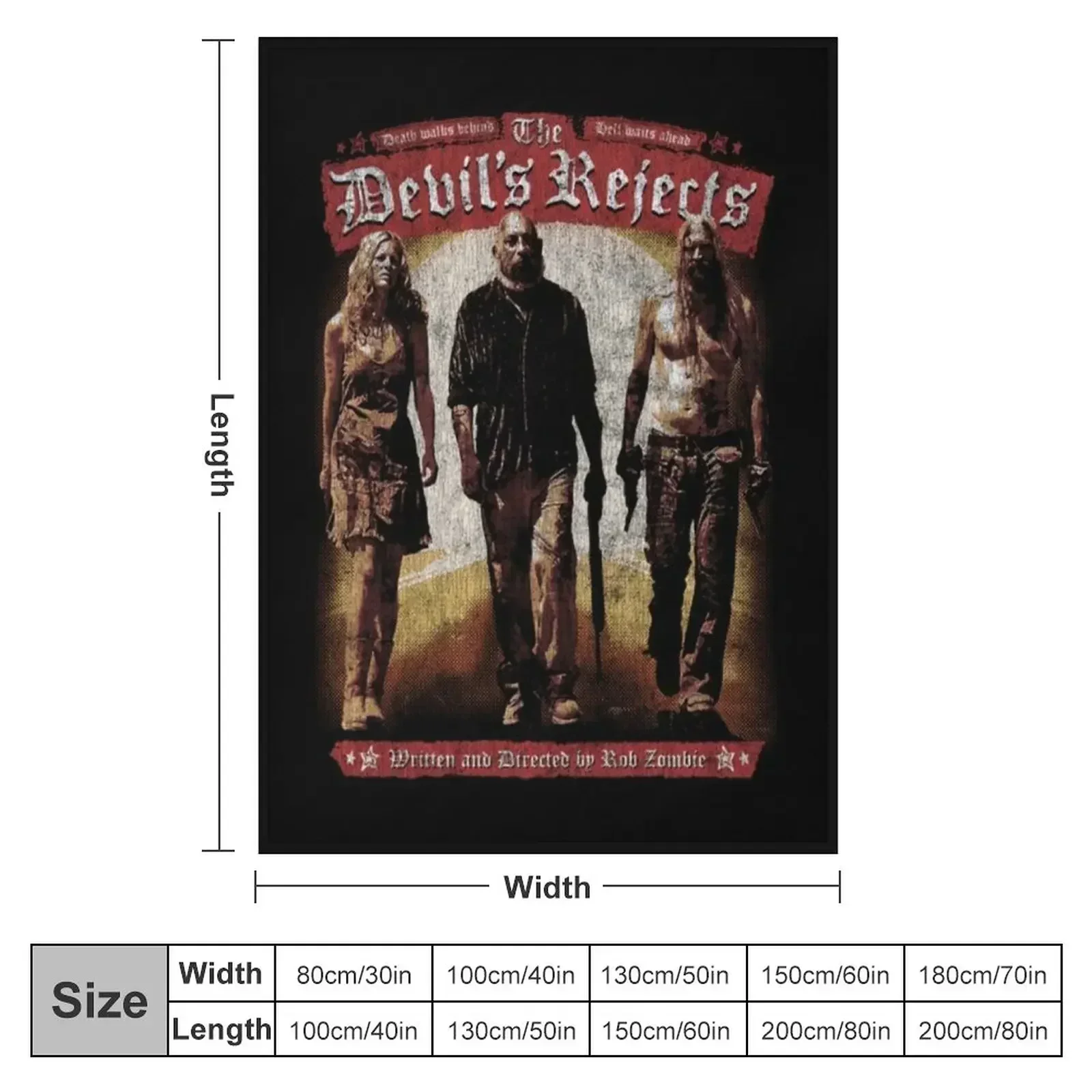 The Devils Rejects Throw Blanket wednesday Thermals For Travel Blankets