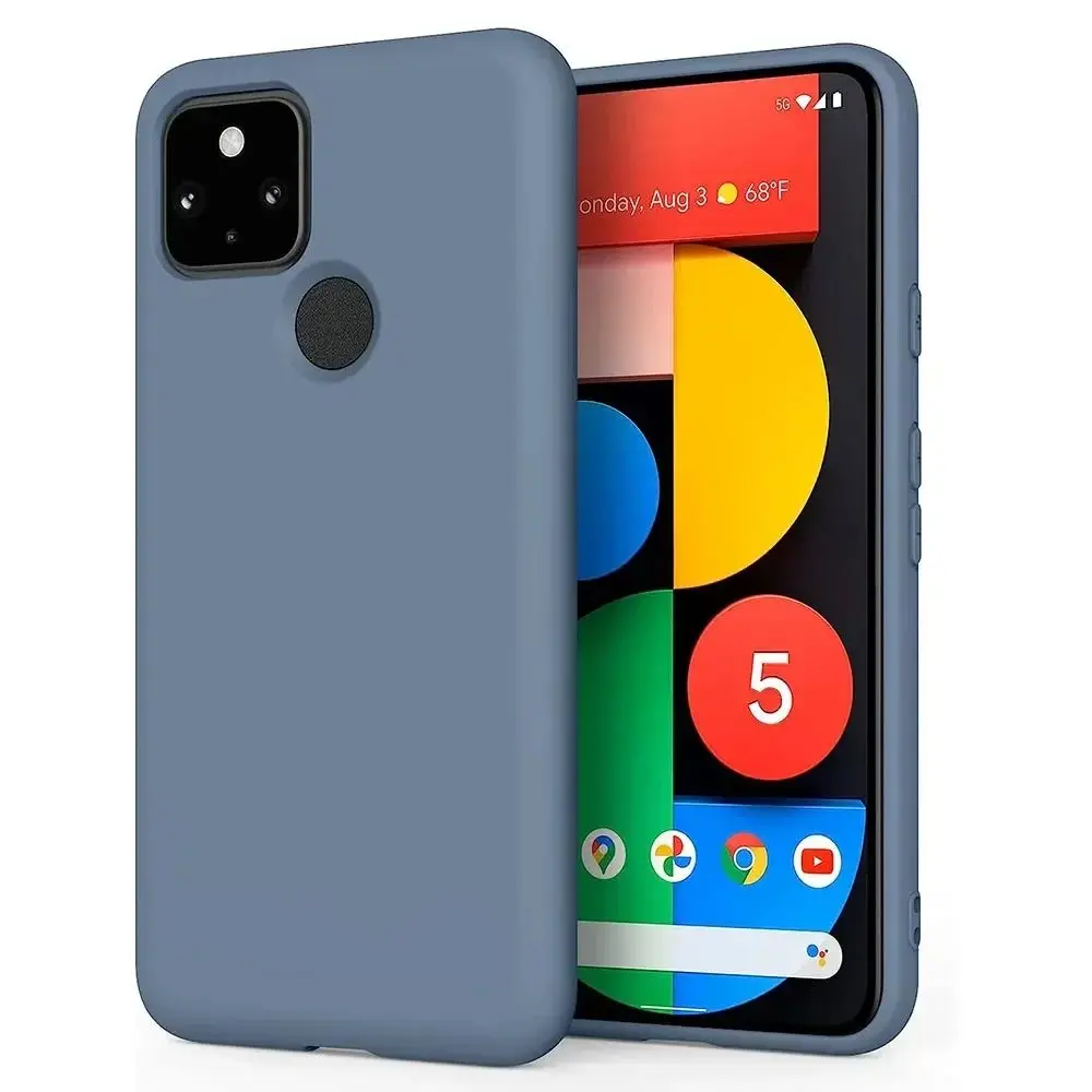 Liquid Slicone stoß feste Soft Phone Hülle für Google Pixel 5 5a 9 pro xl 3 3a xl 3xl 4 xl 4a 4g 5g 8a 6a 7a Cover Fundas Capa – Detail 12