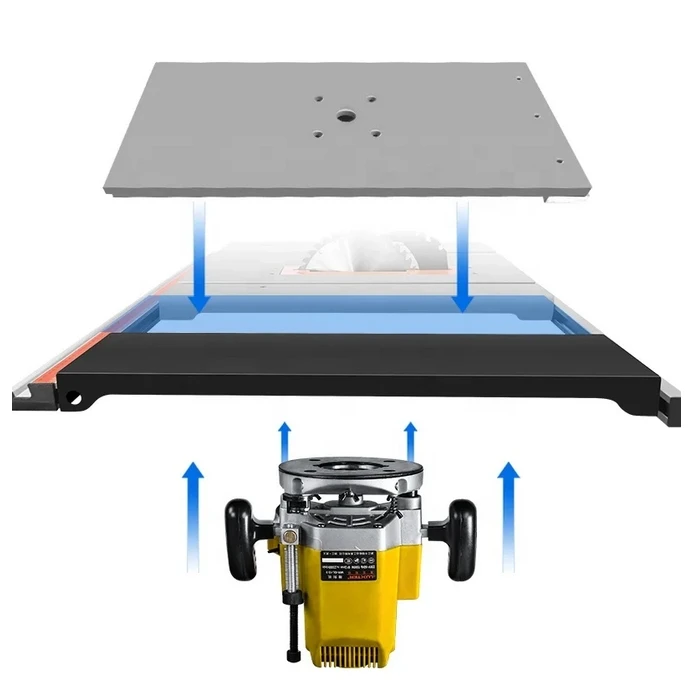 LUXTER 8 Inch Router Board for Table Saw for Wood Trimming Wood Router Table