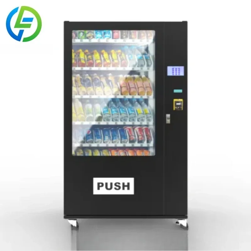 Smart Snack and Beverage Vending Machine for High Volume Locations