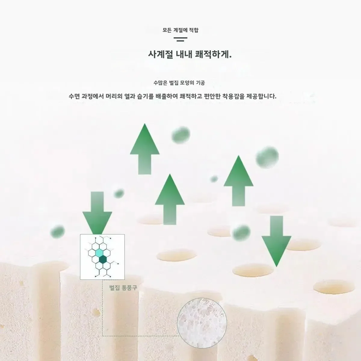 Natural latex pillow, fluffy, soft and comfortable, memory elastic cervical vertebra support pillow core for sleep