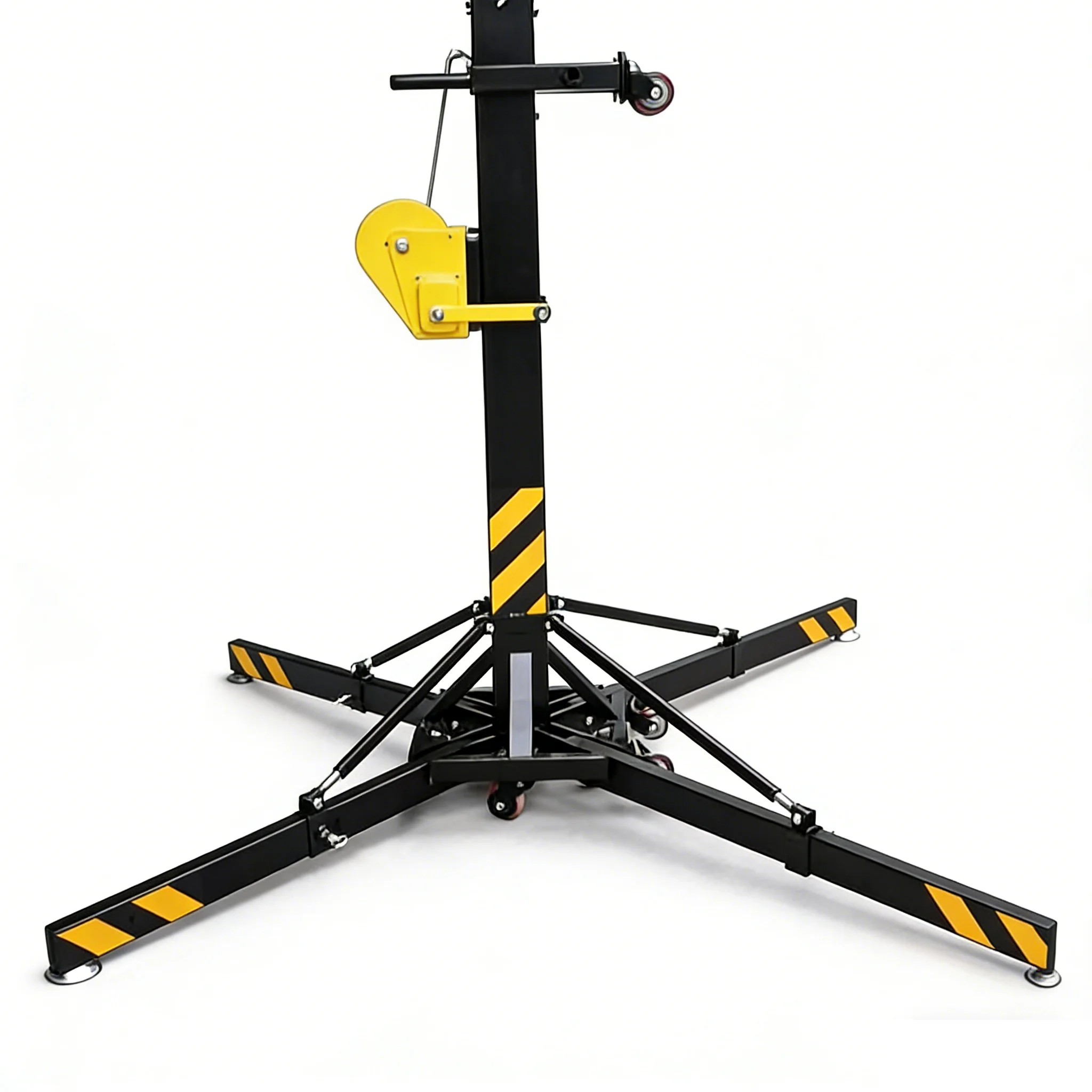 Lifting Stand with 2600lb Hand Winch  Lift Tower Line Array Truss Lift Manual Lift