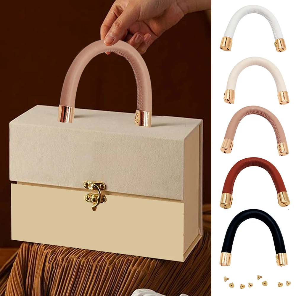 1PC Detachable Bag Belt High Quality Woman Replacement Bag Handles Gift Box Handle Woman Handbag Handles Pu Leather Bag Straps