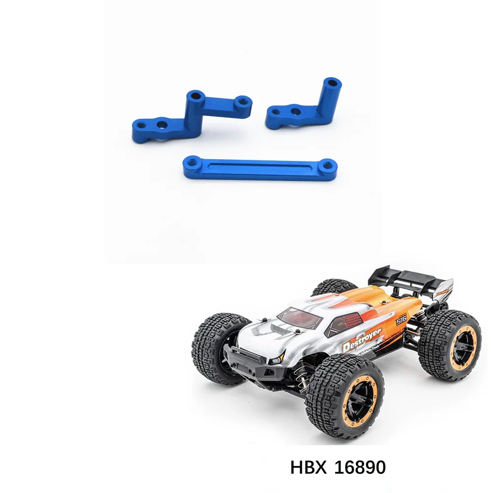 Excellent-Metal Steering Bellcrank Set For Haiboxing HBX 16889 16889A 16890 SG1601 SG1602 1/16 RC Car Upgrade Parts Accessories