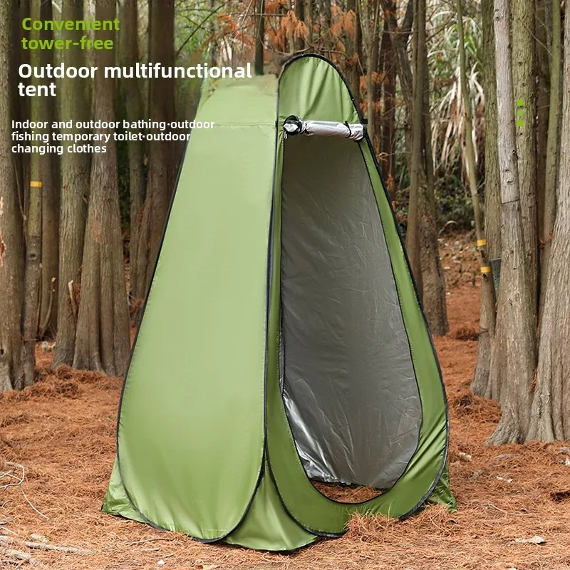 

Portable Privacy Shower Tent Outdoor Waterproof Changing Room Shelter for Camping Hiking Beach Toilet Shower Bathroom