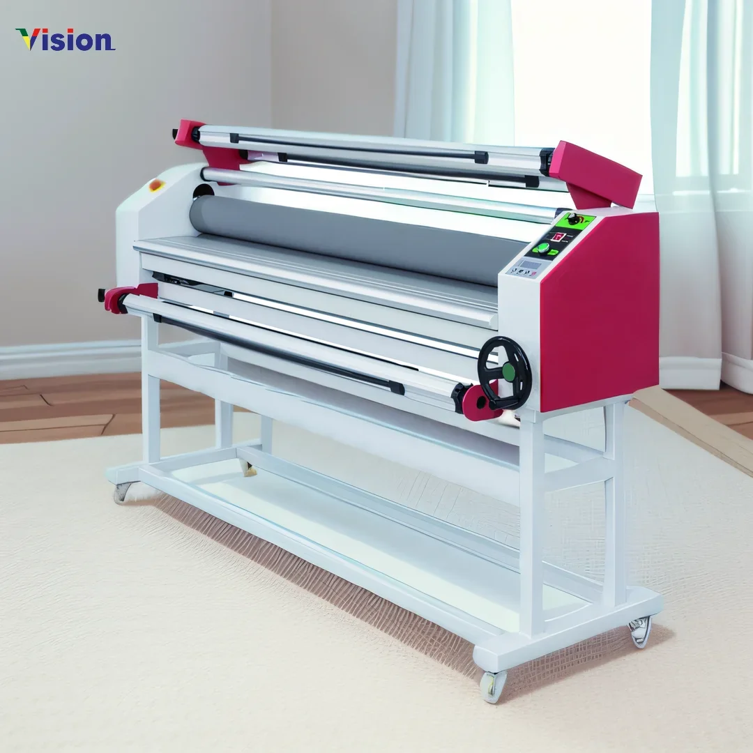 Allcolor Automatic 1600 Wide Format Hot Laminator Cold Laminating Machine for printing shop