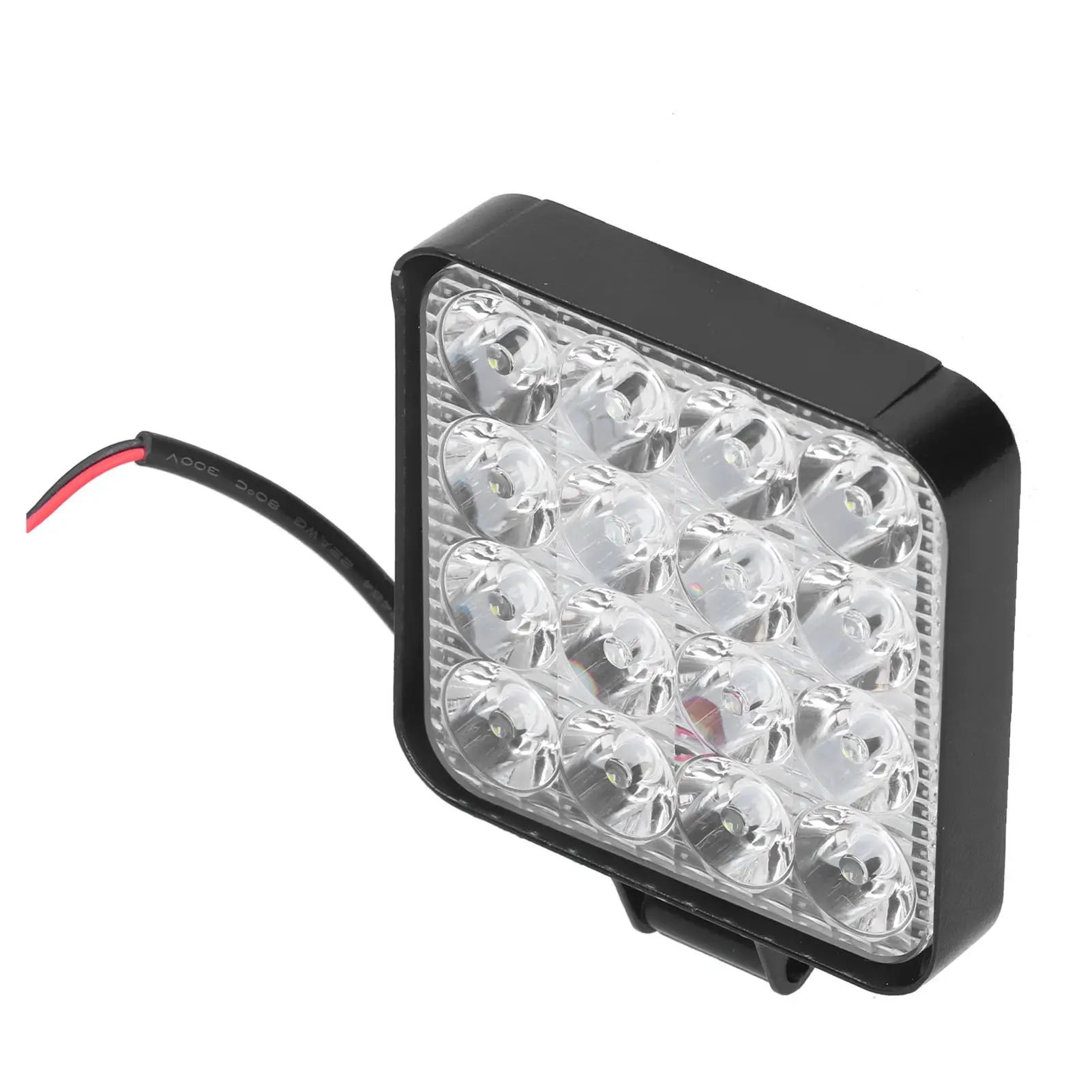 48W LED Work Lamp 2000LM 6000k Square Spotlights for White Light IP68 Waterproof Universal Car Styling