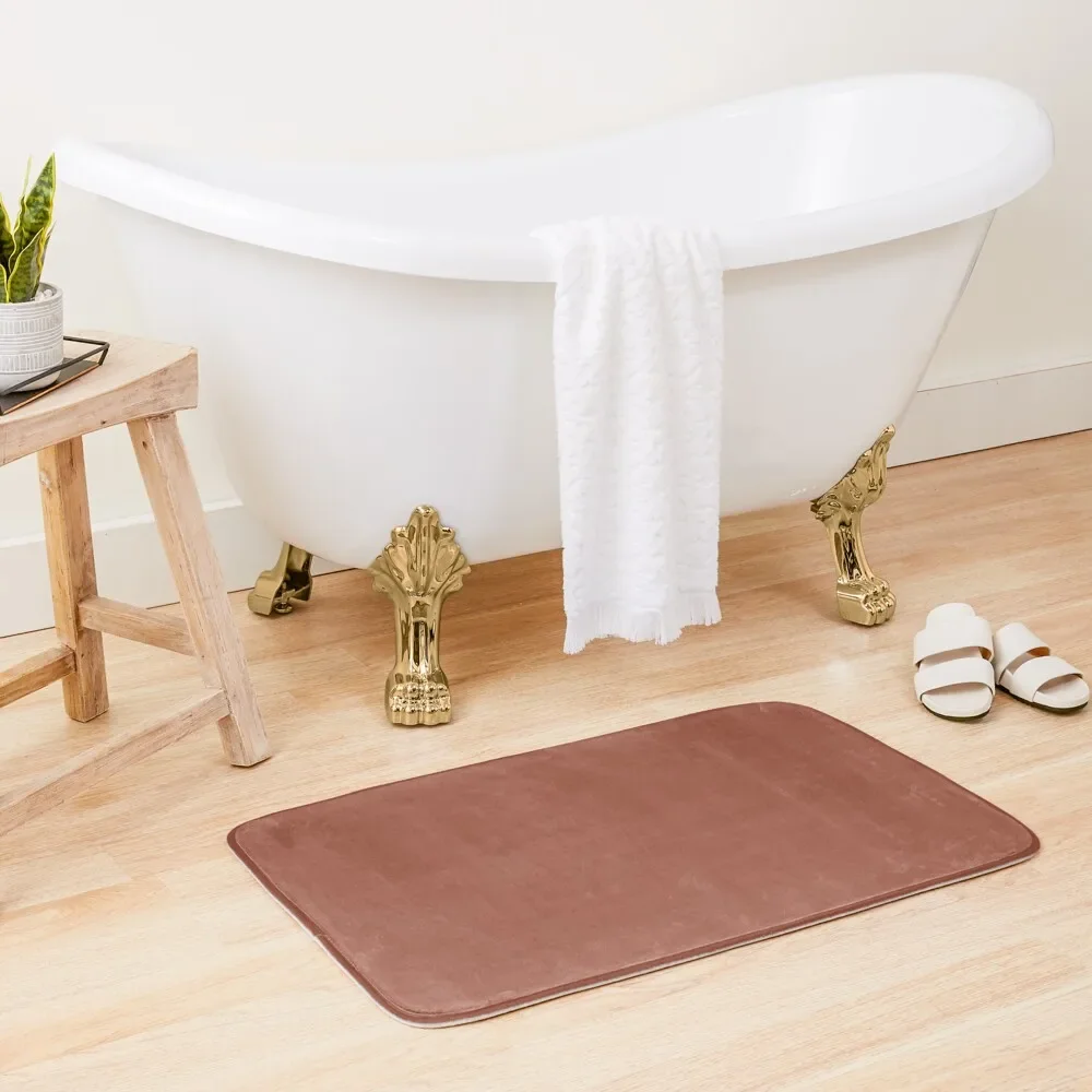 

Red Clay Brown Solid Color Behr's 2021 Trending Color Kalahari Sunset MQ1-25 Single Shade - Hue - All Colour Bath Mat