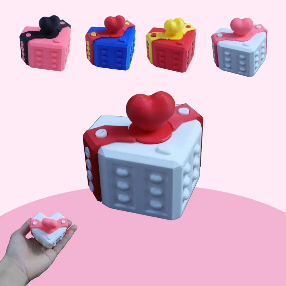 Hot with Screws Annoying Gift Box Unlocked Tease Multicolor Valentine's Day Gift Box Puzzle Prank Toy 3D Printed Toy Ornaments