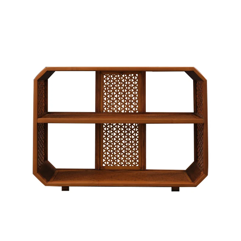 

Bamboo tea shed, cabinet, set storage rack, Bogu frame display cabinet, ceremony retro accessories storage
