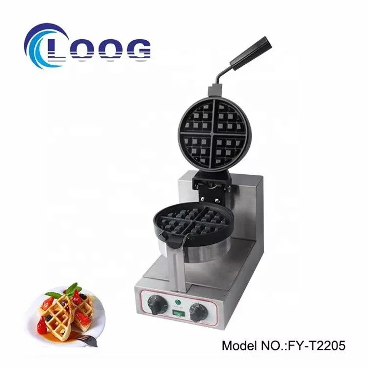 ماكينة صنع الويفر الاحترافية ماكينة صنع الوافل الكهربائية التجارية لاستخدام المطعم