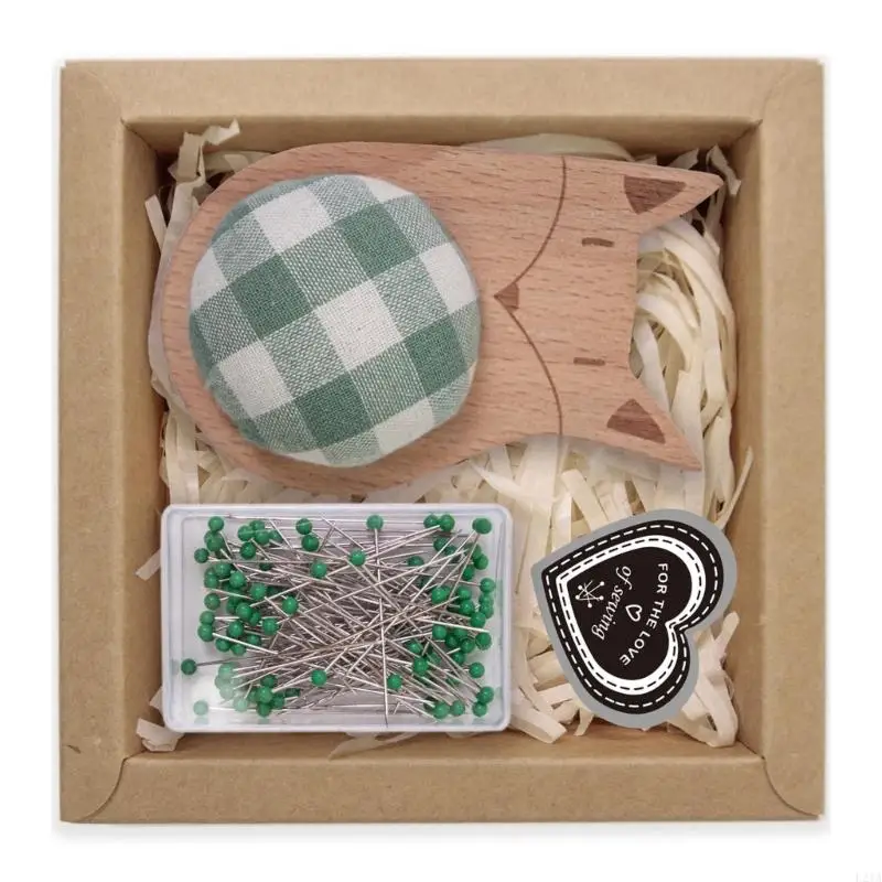 2025 New Hedgehog Shaped Sewing with 100 Vibrant Sewing Pins for Crafting and Tailoring