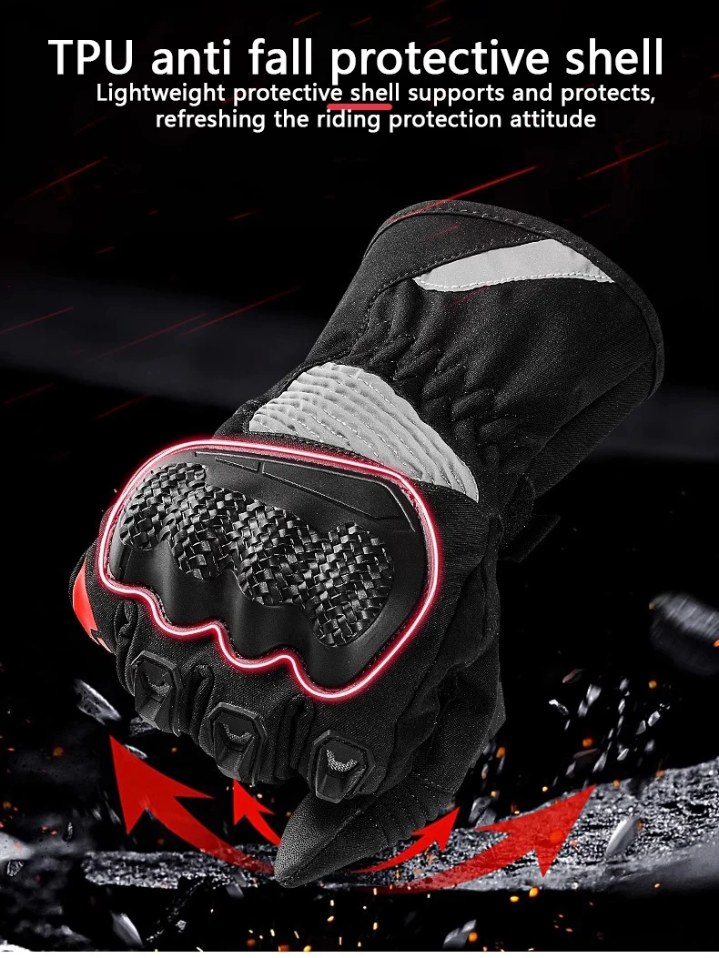 

SUOMY водонепроницаемые и защитные мотоциклетные перчатки с сенсорным экраном, теплая подкладка для мотогонок, езды на мотоцикле и езды на велосипеде, мужские Luvas