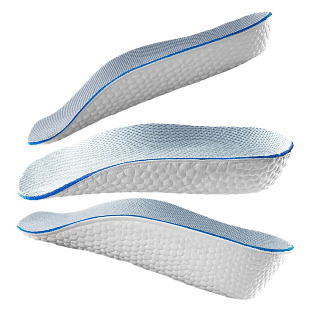 

3 Pairs Heightening Insoles Replaceable Shoe Inserts Girl Eva Supplies Breathable Foot for Supple Shoes