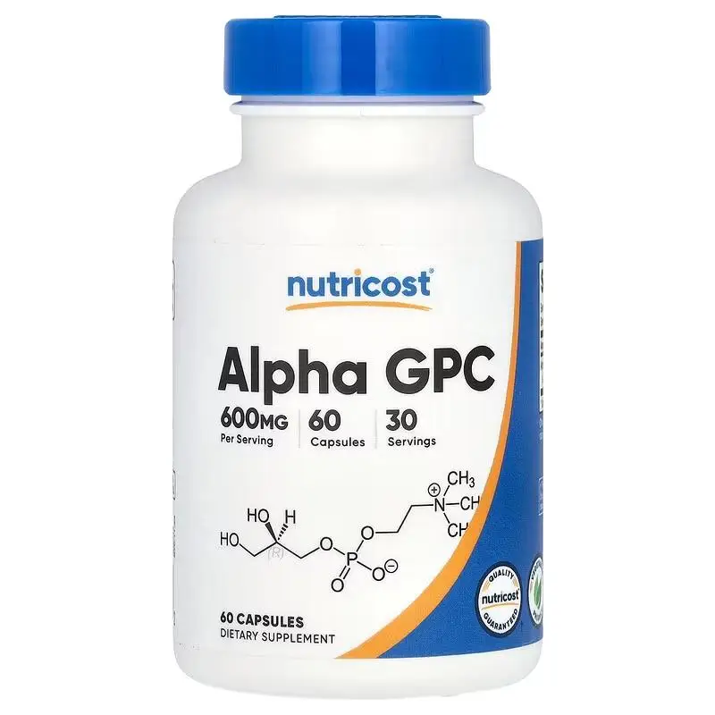 

Alpha GPC Glycerophosphorylcholine Supplement for Cognitive and Emotional Memory Support Nutritional Supplement