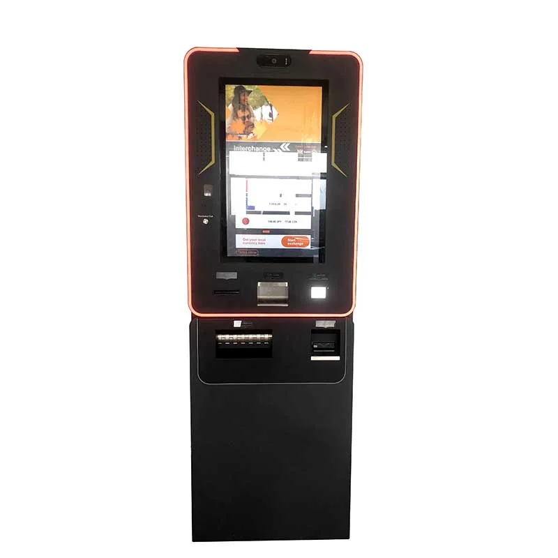 Automatic Foreign Currency Exchange Machine Self Service Cash Exchange ATM Machine with Off-line Software for Airport and Banks