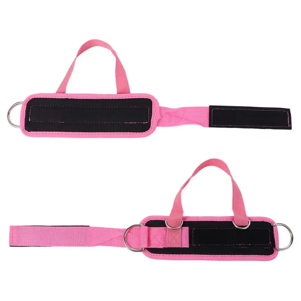 Buttocks Shaping Fitness Ankle Buckle with Foot Straps Hand Thigh Exercises Ankle Strap Leg Cuffs D-Ring Adjustable