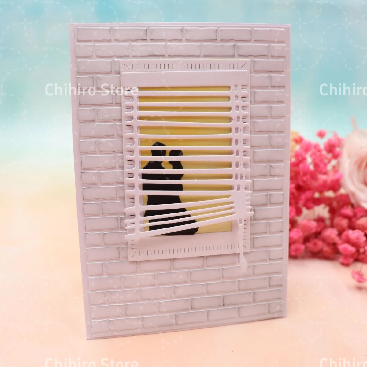 shuttered window metal cutting dies cut die mold New Scrapbook paper craft knife mould blade punch stencils dies