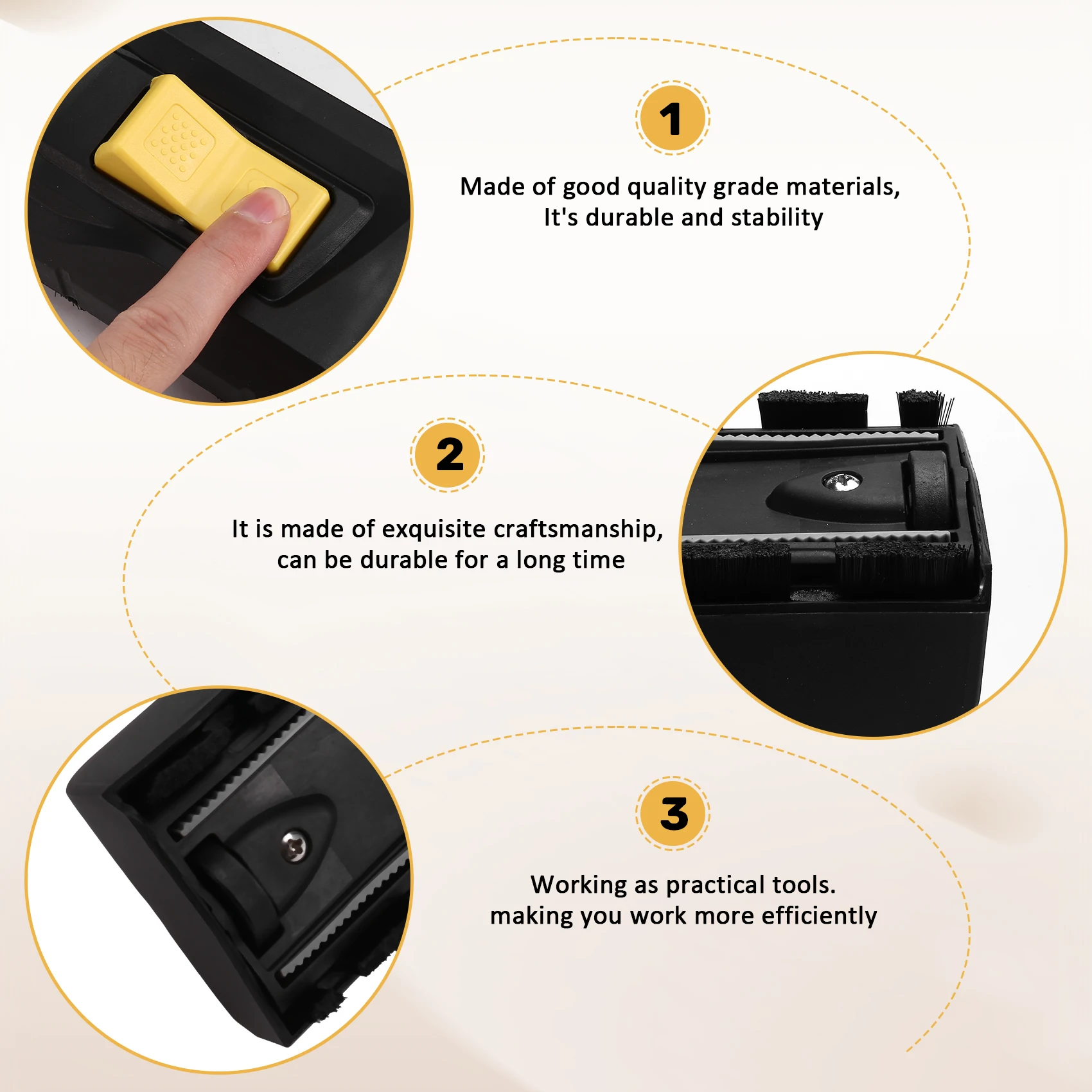 A76G-Multipurpose Floor Tool Compatible For Karcher SE5 SE6 WD2 WD3 WD4 WD5 WD6 WD6P WD7 Vacuum Cleaner (35 Mm)