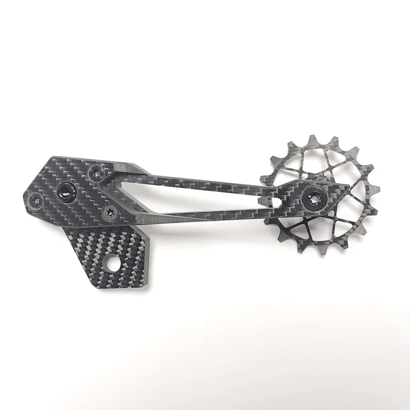 

Carbon Fiber Chain Tensioner Lightweight Chain Tensioner 7-Speed Suitable for Bicycle Chain Support Stabilizer Folding Bicycle Chain Tension Adjuster Tensioner Pulley