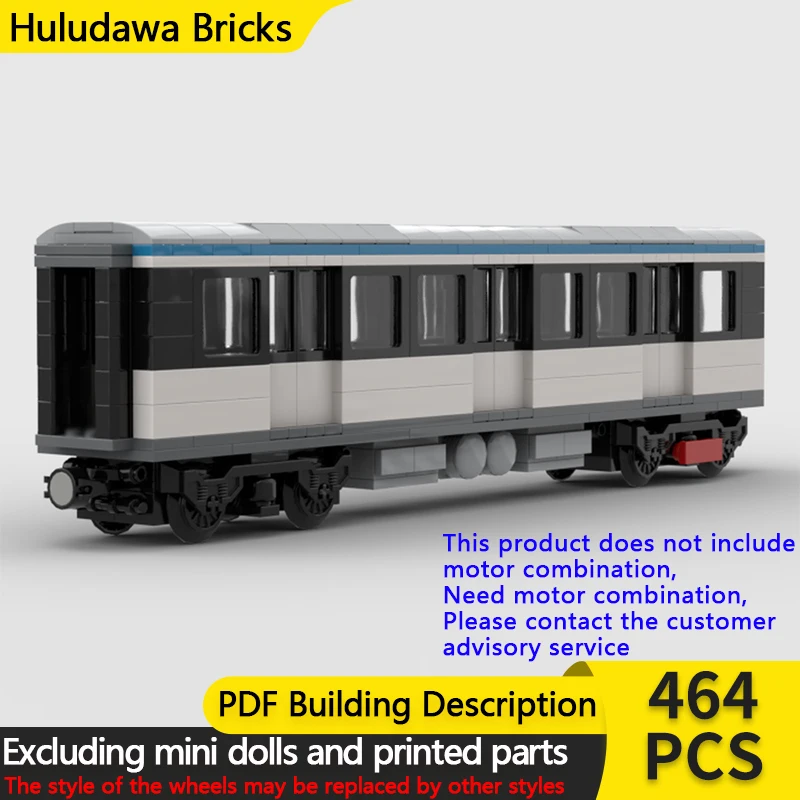 

City Car Model MOC Building Bricks Sydney Metro Train Middle Car Modular Technology Children Holiday Gifts Assemble Toys Suit