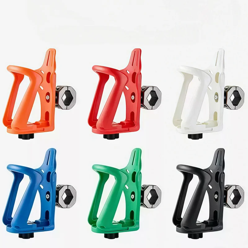 6‑Color Adjustable Cup Holder for Motorcycles & Bicycles, Fits Cups with 48‑71mm Diame Acessorios Rotatable