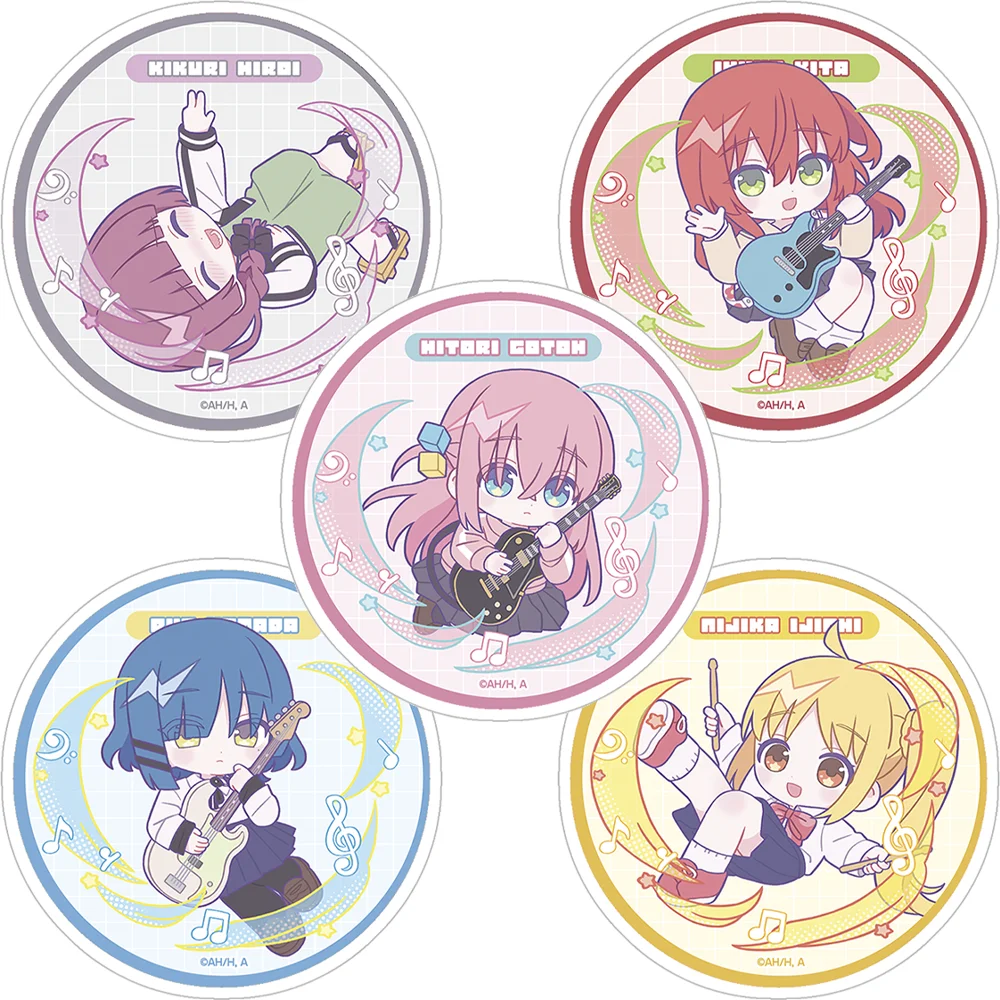 BOCCHI THE ROCK! Hitori Gotō Nijika Ijichi Ryō Yamada Ikuyo Kita Acrylic Coaster Desktop Decor Acrylic Keychain anime goods Gift