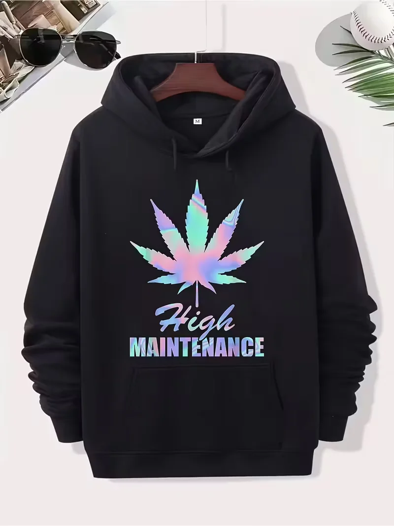 سويت شيرت رجالي فضفاض بقلنسوة 270 جرام، بلوفر أسود ملابس الشارع، هوديس كاجوال على الطراز الأمريكي، مناسب لفصول الشتاء