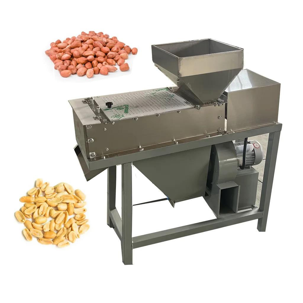

200kg/hour Capacity Automatic Dry Roasted Way Peanut Peeler Machine Peanut Peeling Machine HJ-CM026