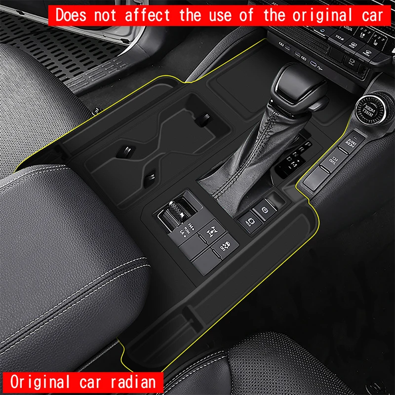 Silicone gear shift panel protective pad is only suitable for right-hand drive driving For Toyota Land Cruiser Prado LC250 2024