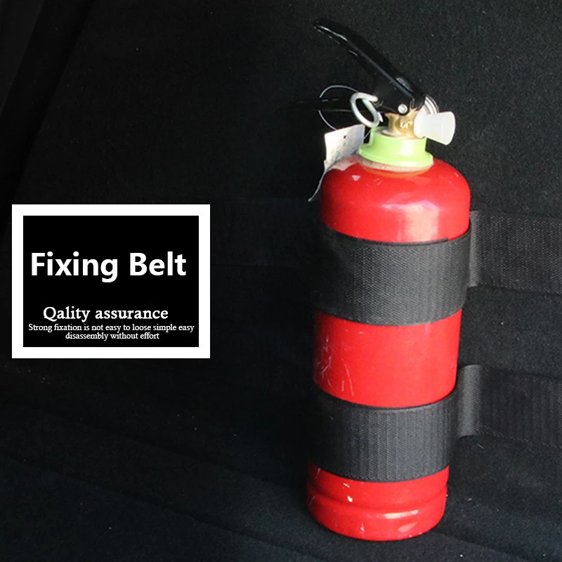 

Car Storage Bag Tapes Trunk Organizer Elastic Fixing Belt Fire Extinguisher Fixing Belt Car Interior Accessories Magic Tape Hook